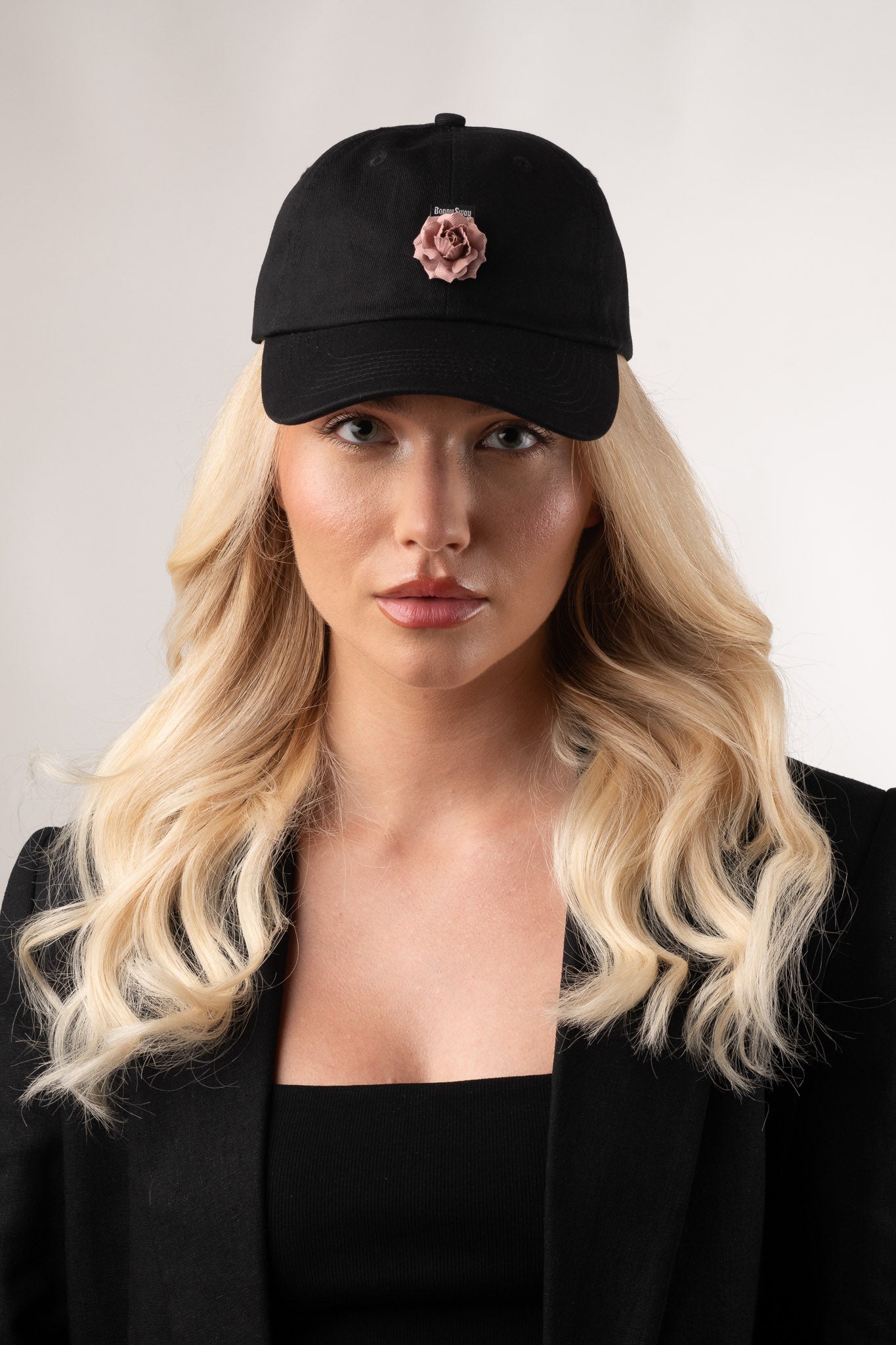 Black hat & Pink rose Bundle