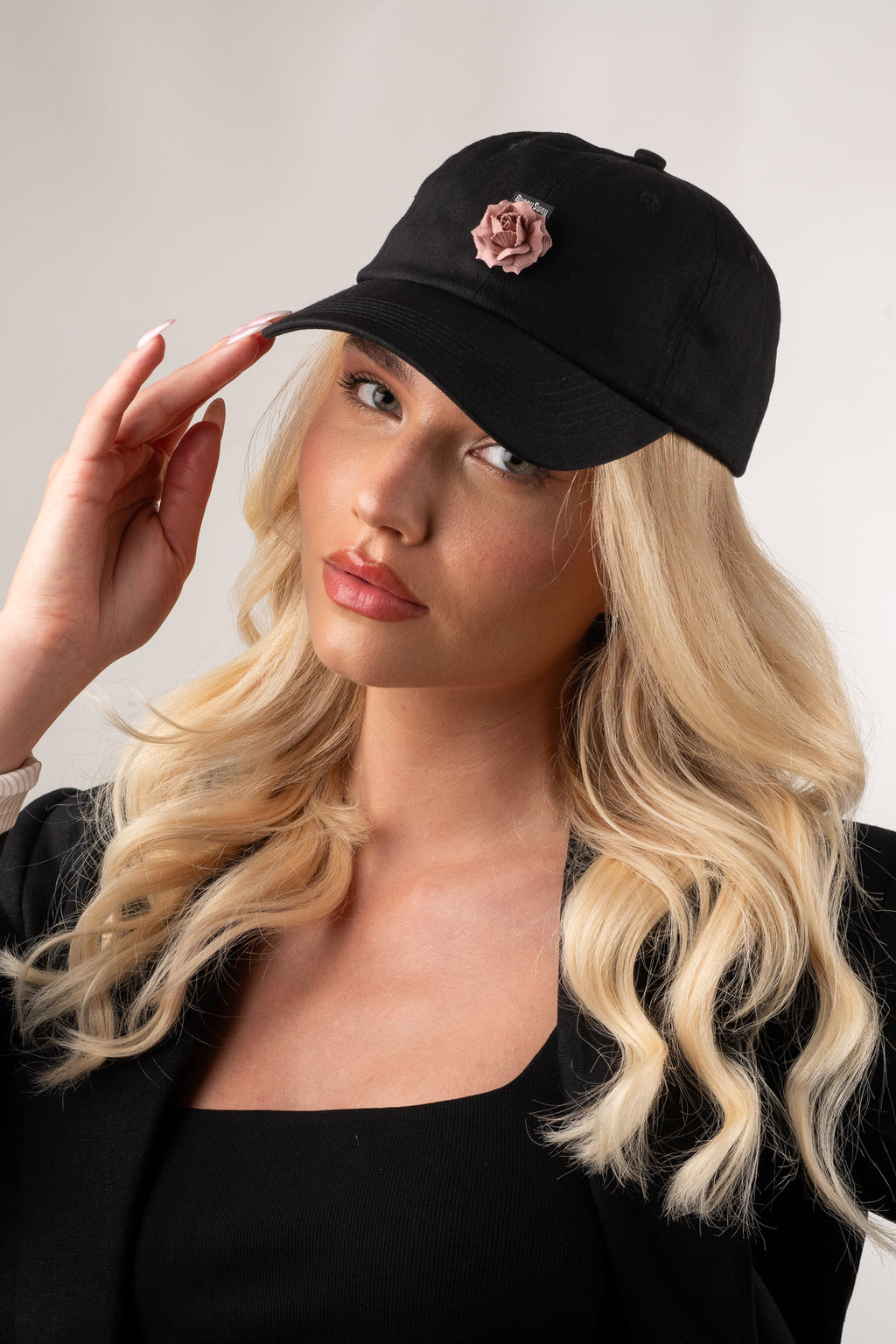 Black hat & Pink rose Bundle