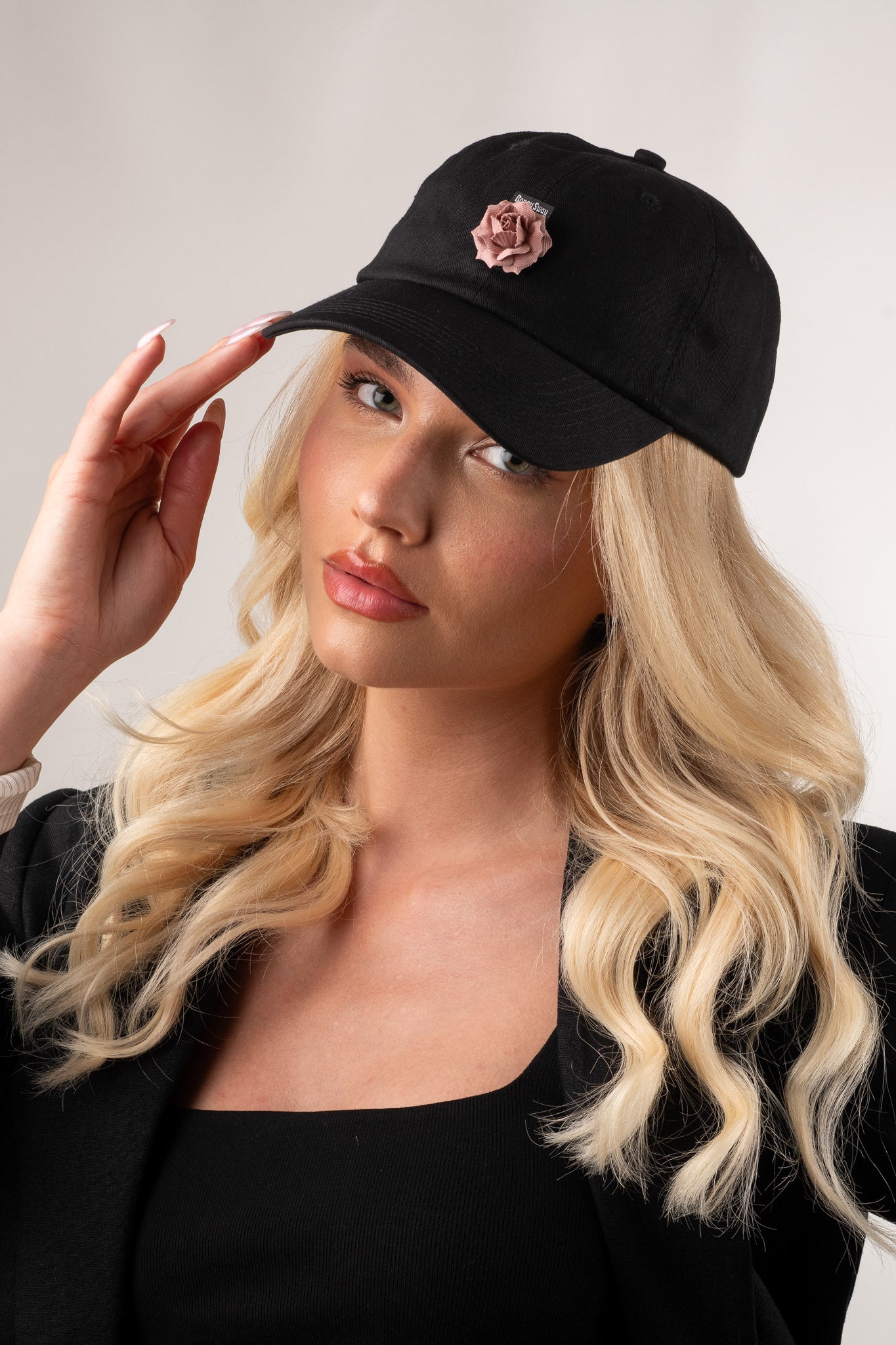 Black hat & Pink rose Bundle